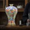 Jingdezhen Porcelain Antique Enamel Large Vase Flower Arrangement Chinese Home Living Room Decoration