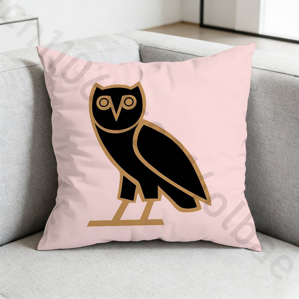 Rapper DDrake Pillow Case Square DoubleSided Printing Short Plush Sofa Cushion Cover Bedroom Bedside Pillow
