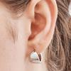 GEIGER Jewelry Серебряные серьги-капли с острым кончиком, повседневные, на одну застежку GISVEE153