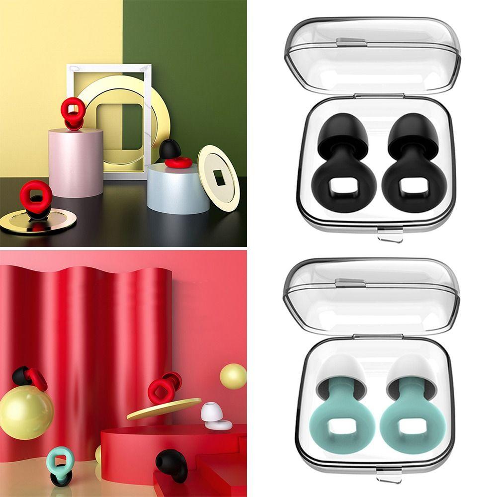 Силиконовые беруши для плавания, противошумные беруши с шумоподавлением для мужчин и женщин