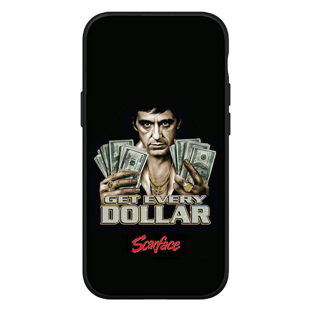Для Samsung Galaxy S25 S24 iPhone 17 16 15 Xiaomi Redmi Note 14 13 12 11 Plus Pro Max XR Чехол для телефона Лицо со шрамом Аль Пачино Тони Монтана OPPO Huawei Обложка