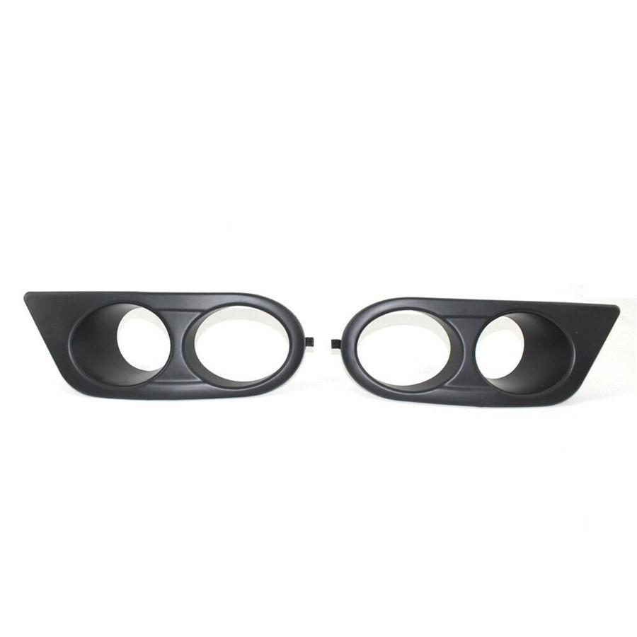 Pair Black Front Bumper Car Front Fog Light Lamp Cover For BMW E46 M3 99-06