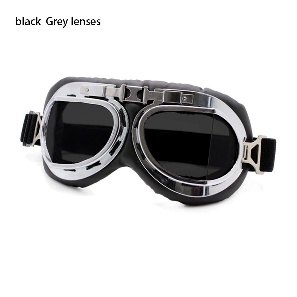 Frame Vintage Sunglasses Protective Gears Retro Goggles Pilot Motorcycle Glasses Cruiser Scooter