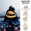 1pc Batman's handsome back Flannel Blanket Soft Warm Throw for Home, Office, Travel, All-Season Cozy Bedding GiftL1219