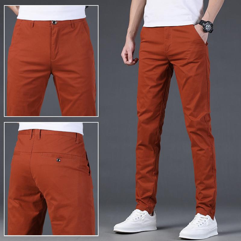 Spring Casual Pants Men's Slim-fit Feet Pants Fashion Korean Version of The Stretch All-match Men's Trousers