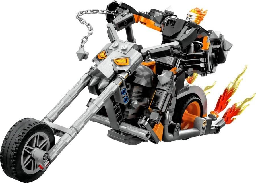 LEGO Super Heroes Marvel Ghost Rider Mecha Suit Bike 76245 Toy Block Present American Comics Super Hero Boys Ages 7 and