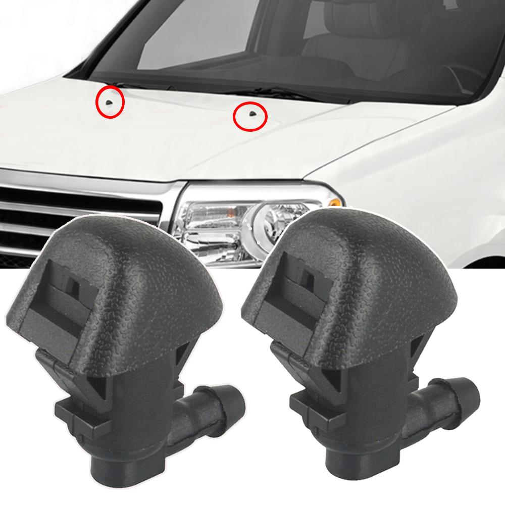 2Pcs Front Windshield Wiper Washer Jet Nozzle 76810-SZA-A01ZA For Honda Pilot 2009-2015