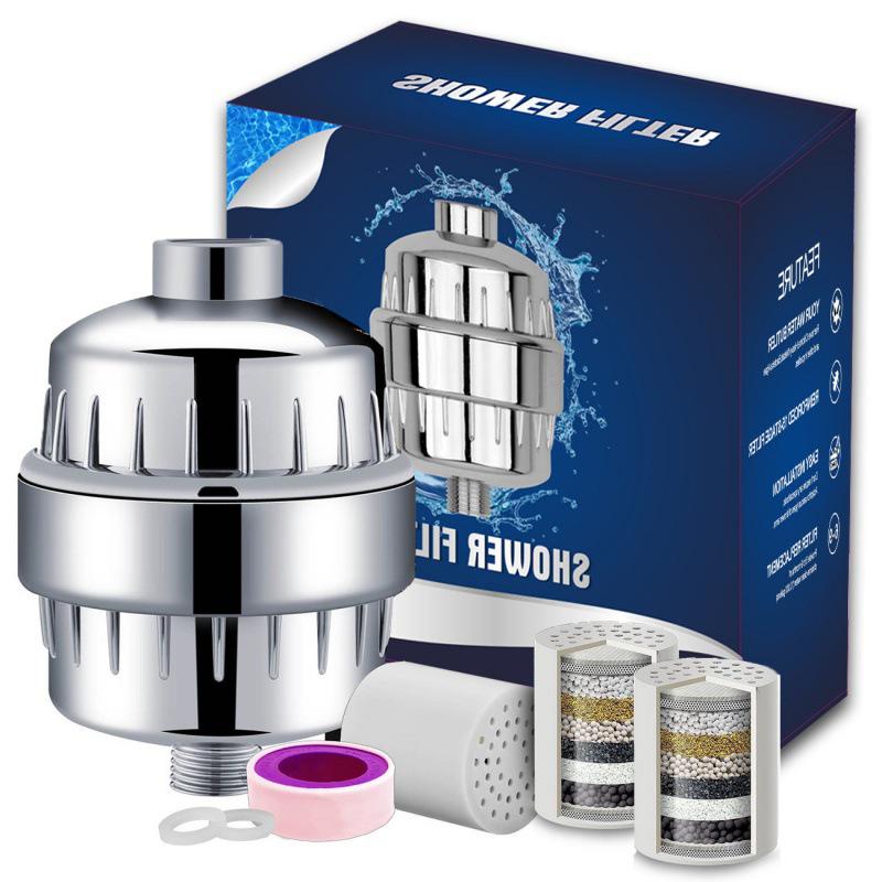 Premium Shower Filter Set: 10-15 Layers, 17-25 Levels, Water Purification Core for Enhanced Shower Experience