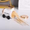 High-End Automatic Toothpick Can Cute Train Toothpick Can Toothpick Box Ornament  Living Room
