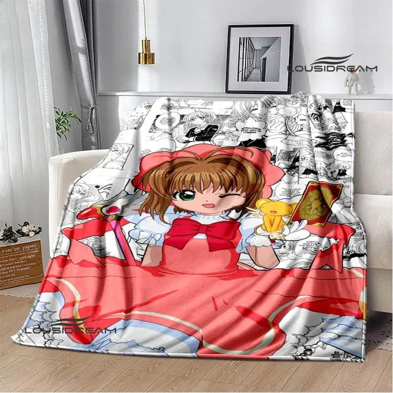 Card Captor Sakura Cartoon blankets fashion blankets Warm Flannel Soft Comfortable Blanket Home Travel Blanket Birthday Gift