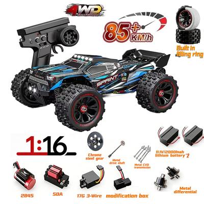 9522PRO Высокоскоростная радиоуправляемая машина 85 км/ч 1:16 Профессиональный Бесколлекторный 4WD Внедорожный Дрифт Радиоуправляемый Гоночный Автомобиль для Взрослых Грузовик