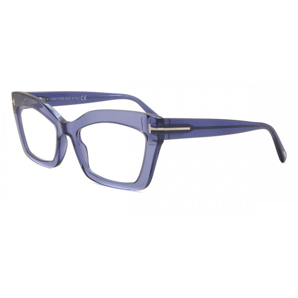 Tom Ford Ft5766 B Blue Light Block 078 Women Eyeglasses