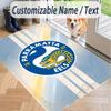 Custom Text Printed Rug Parramatta Eels Non Slip Floor Carpet For Home Room Decor