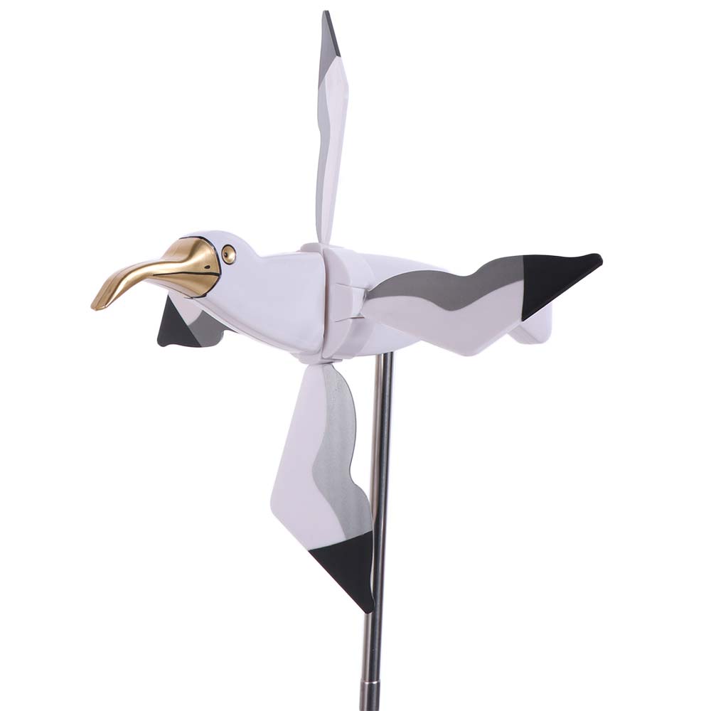 Stable Bird Wind Spinners Weatherproof Bird Shape Windmill Spinners Holiday Yard Ornament