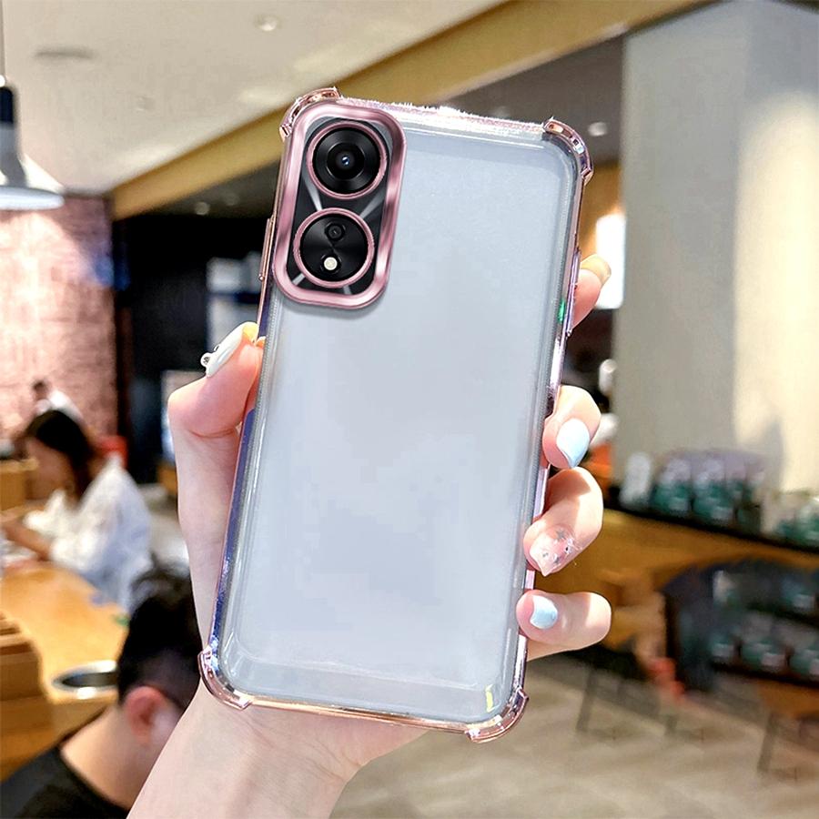 Ударопрочный чехол для линзы для OPPO A98 5G A79 A31 A38 A18 A53 A15 A76 A96 A52 A72 A57 A77 A78 A16 A17 A74 A54 Покрытие Силиконовый чехол