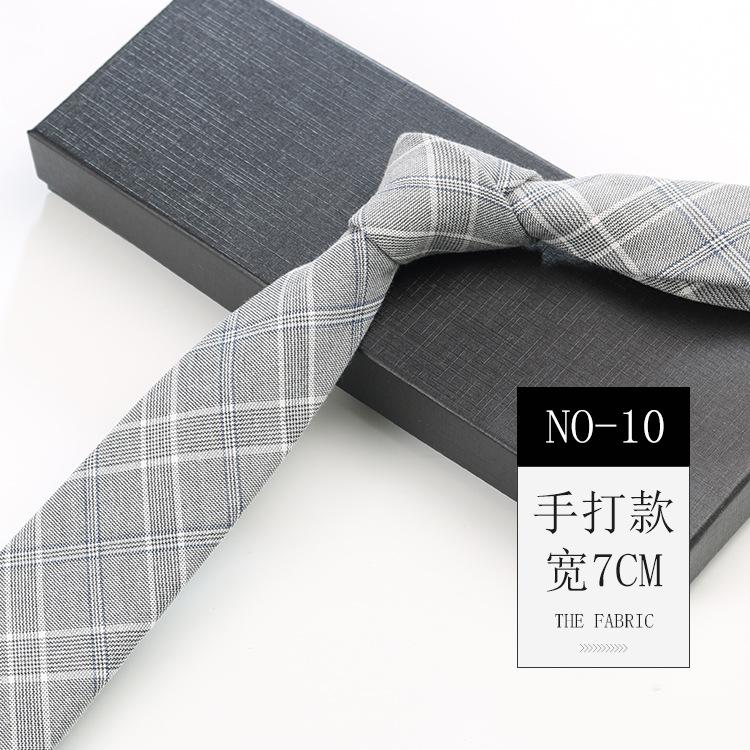 Галстук из хлопка мужской британский ретро клетчатый костюм джентльмена свадебный без узла на молнии узкий галстук