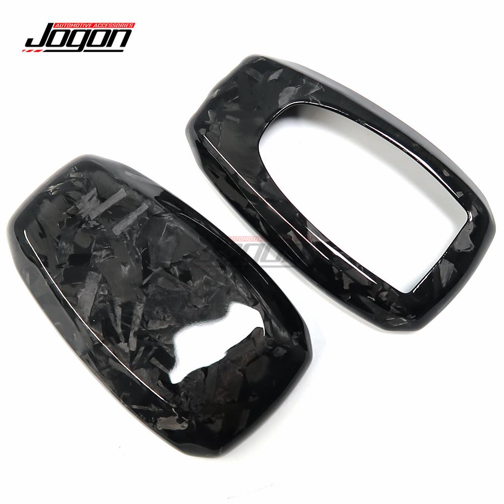 Carbon Fiber Smart Remote key Case Fob Case For Subaru WRX STI - Exterior Remote Smart Key Case Holder Fob 4 Buttons Key
