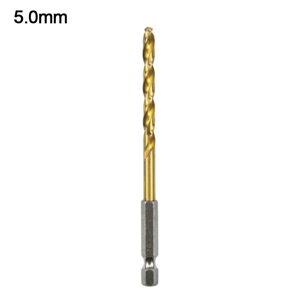 1.5-6.5mm Twist Drill Titanium Plated Wood Drilling New Power Accessory