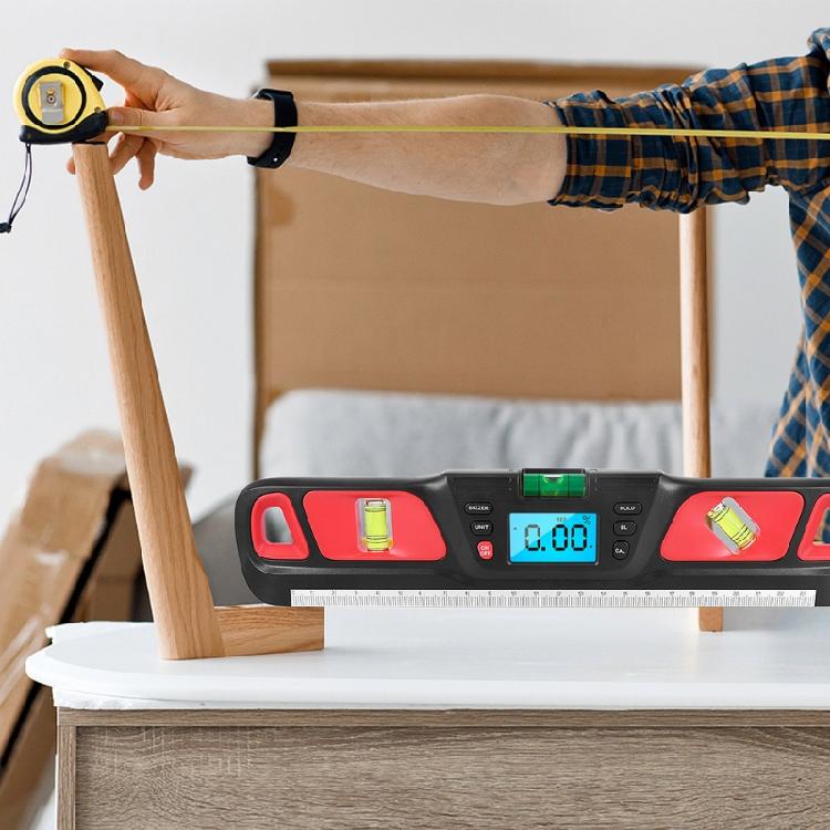 Магнитный уровень Ударопрочный 45°/90°/180° Измерение Цифровой уровень Ударопрочный