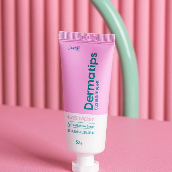 Dermatips Save My Hand Sanitizer Cream 50 G Cherry Scent
