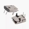 USB Micro 2P Female 90° Обжимной Коннектор, Двойной Ввод