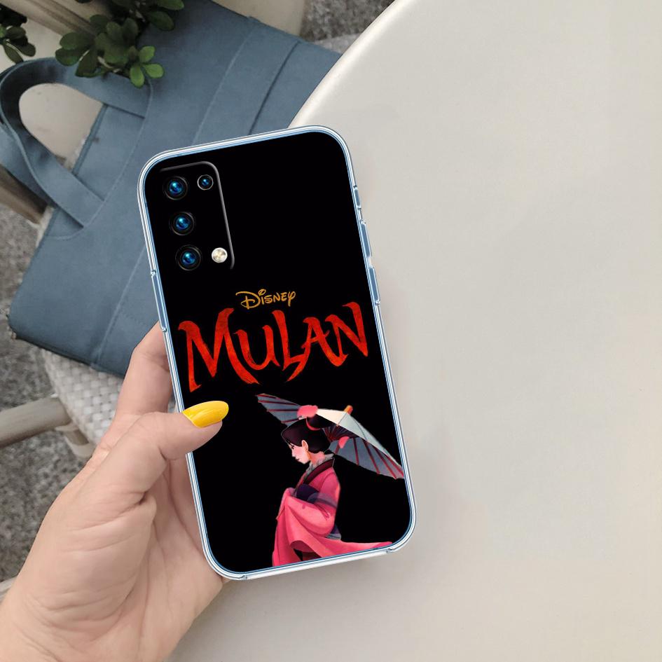 CJ89 Princess Mulan Soft Shell Transparent Phone Case for Motorola Moto G7 G8 G9 G84 G85 G73 G24 G15 Z2 Play Power Plus