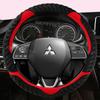 Зимний плюшевый чехол на руль автомобиля для Mitsubishi Outlander Mirage ASX 2012-Eclipse Cross 2017-L200 2015-2017