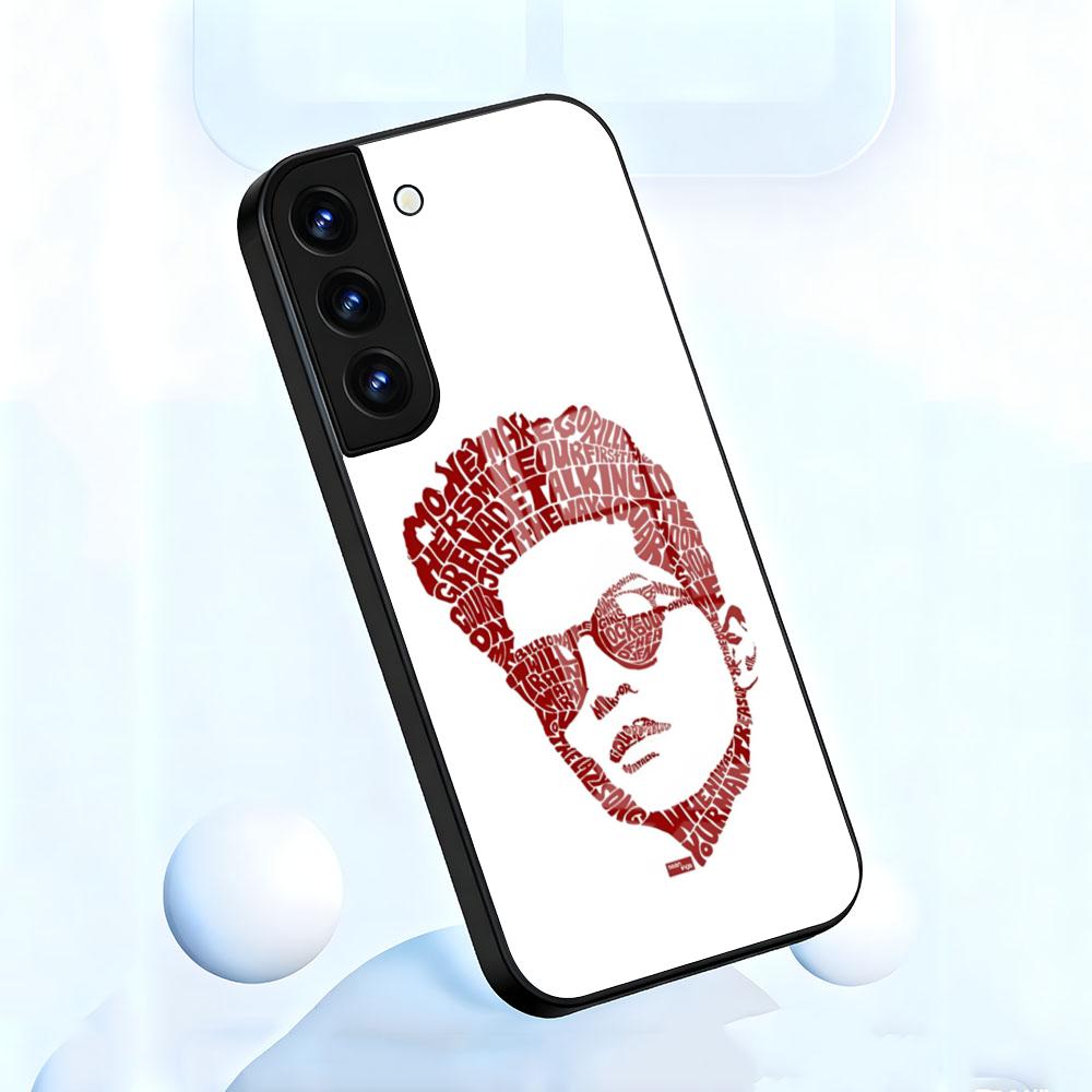 Чехол для телефона B-Bruno M-mars Для Samsung A56 A36 A26 A16 A15 A25 A35 A55 A14 A34 A24 A54 Стеклянный чехол
