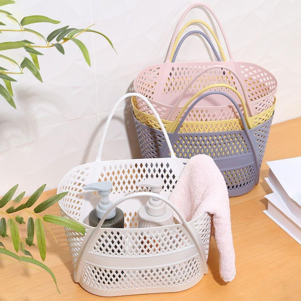 ПП Корзина для купания Большой вместимости Корзина для хранения плавательных принадлежностей Модная корзина для хранения в ванной Пляж