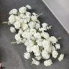 Customized Artificial Rose Flower Wedding Decoration Hang Flower Row Backdrop Decor Road Lead Flower Ball Party Stage Props