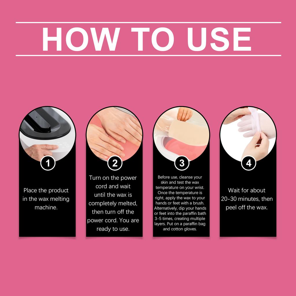 Персиковый парафин, Наполнитель для парафиновой ванны, Сухая кожа, Увлажняющий и питательный воск для ухода за кожей