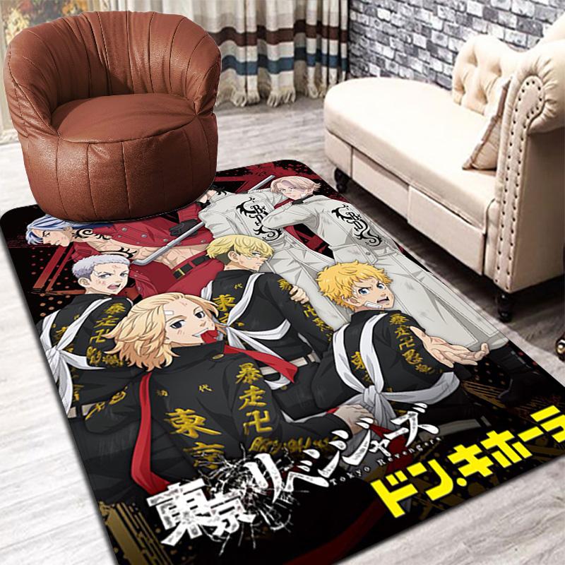 Tokyo Revengers Rug Floor Mat for Living Room or Bedroom Soft and Comfortable Carpet a Gift for Birthday and Holiday.DFF0925043