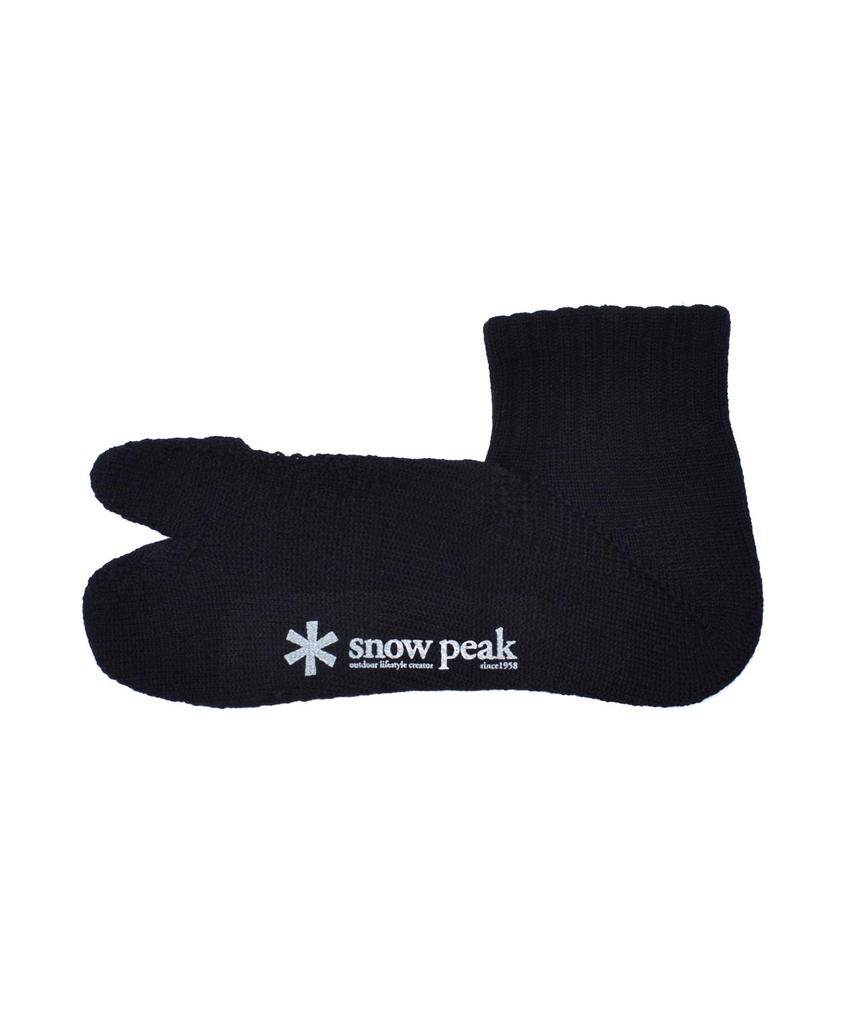 Snow Peak Everyday Use Tabi Sox Socks Size SO-26SU003 (Men's & Women's, BLACK, M)