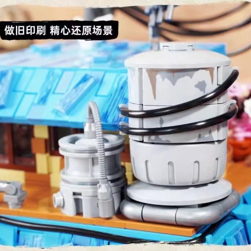 Keeppley Naruto Серия «Бриз» Зал лапши Илэ Строительные блоки для сборки Детские игрушки Коллекционная модель K20509
