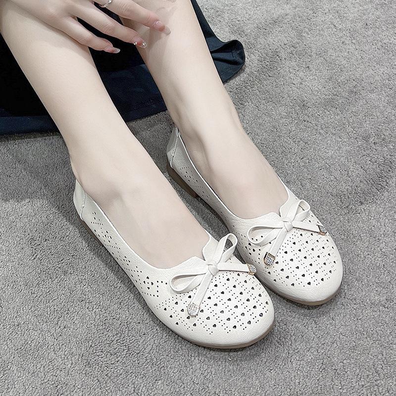 Модная мягкая и удобная рабочая обувь для женщин 2024 Осень Легкая и удобная женская обувь-лоферы Zapatos De Mujer