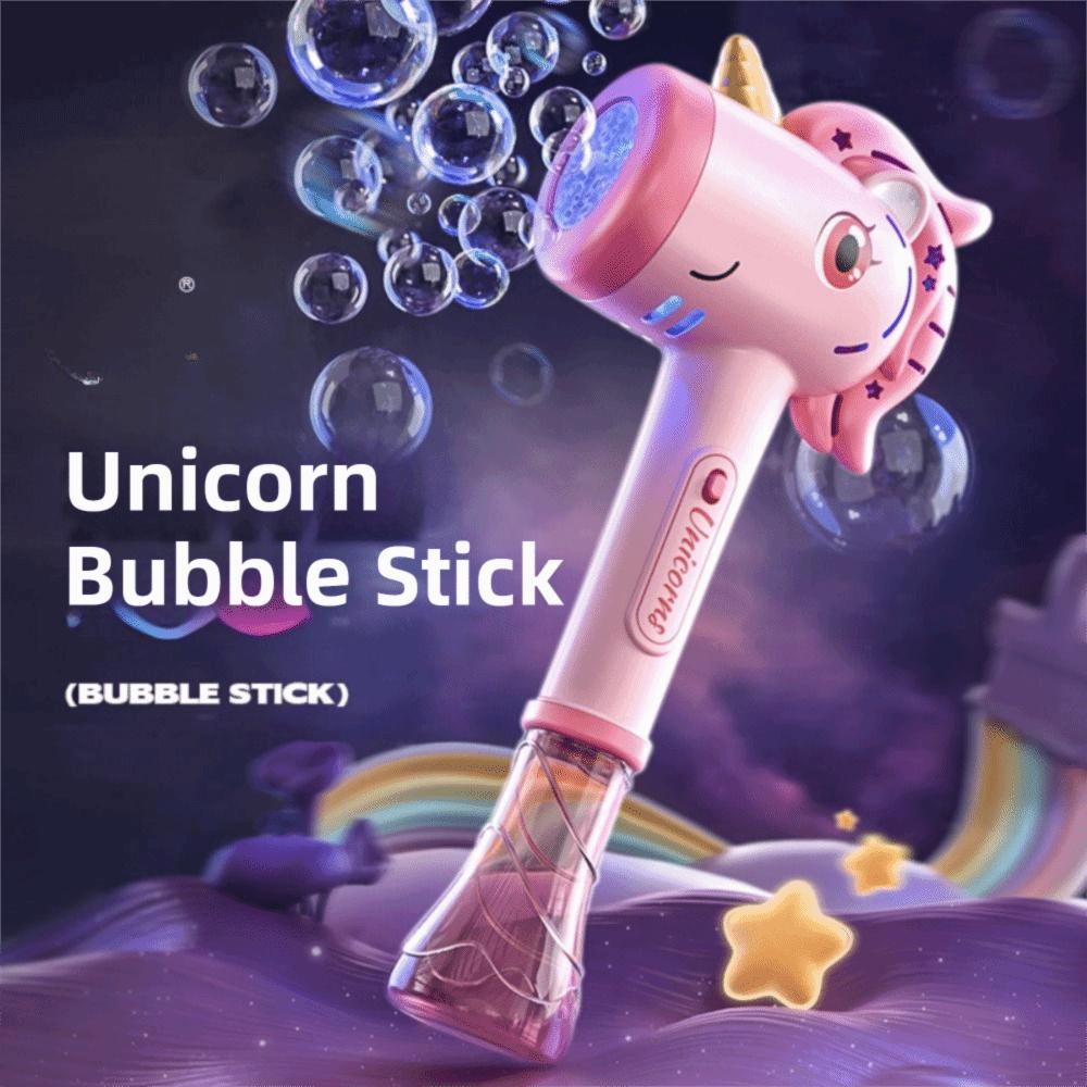 Hand-Held Design Bubble Blower LED Lights Pony Bubble Blower Children's Toy
