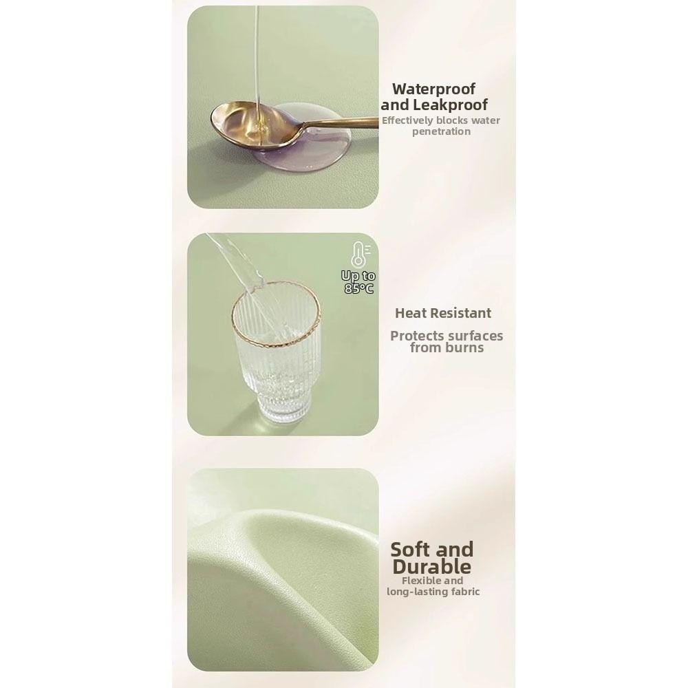 Waterproof Desk Mat Solid Color Large Table Mat Mouse Blotter Pad Desk Blotter Pad Learning