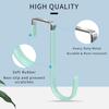 4Pcs Carbon Steel Over The Door Hooks Rustproof Metal Coat Hangers Space-Saving Storage Hooks for Home Bedroom Bathroom Kitchen
