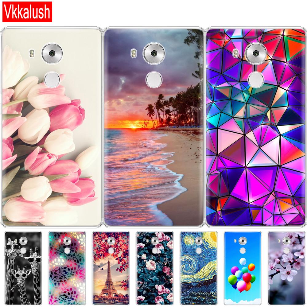 Чехол для Huawei Mate 8 Чехол Huawei Mate8 Чехол Cartoon Soft задняя крышка Mate 8 Coque Funda Skin противоударный чехол