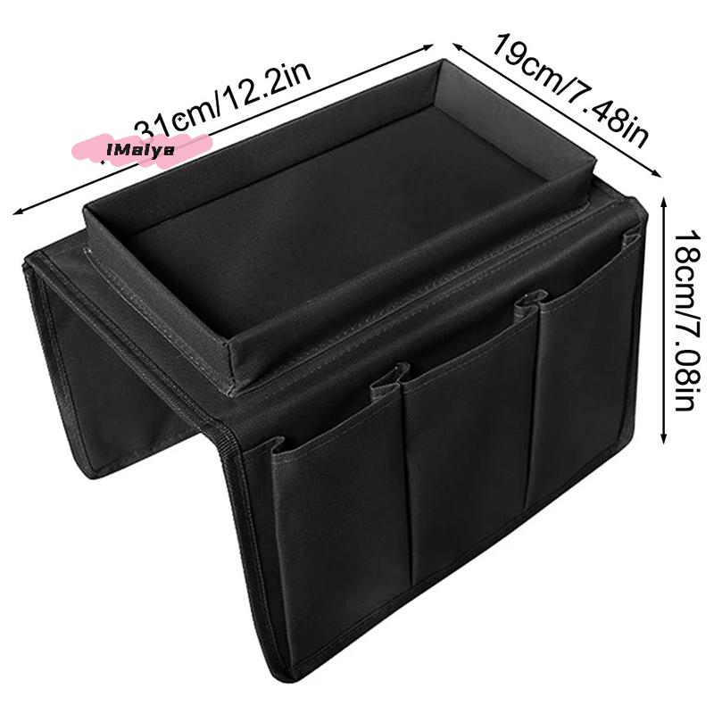 M-1Pc Sofa Armrest Storage Hanging Bag Multi-Pocket Remote Control Organizer Home Side Storage For Living Room
