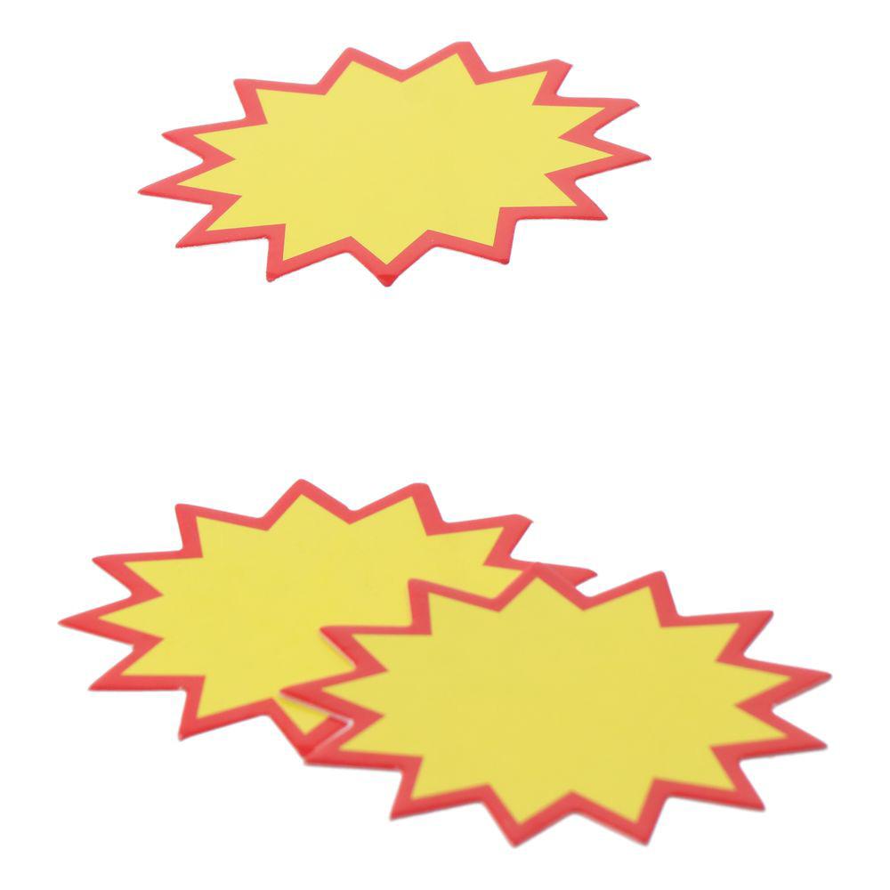 Yellow Explosive Stickers Paper Promotional Paper Multifunctional Advertising Paper  Office