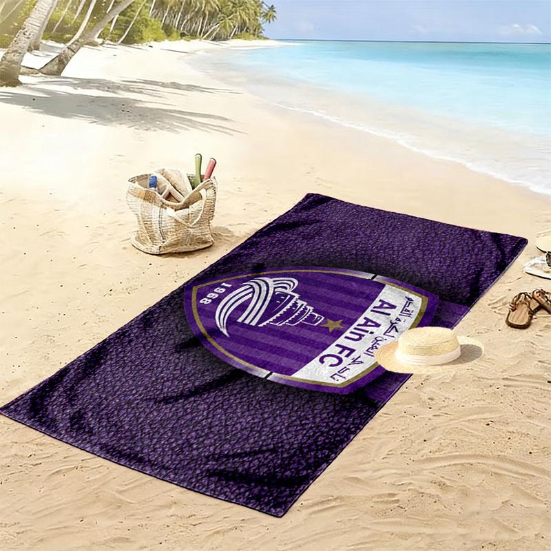 Al Ain FC Print Beach Towel, Large Soft Quick Dry Towel for Beach Camping Swimming