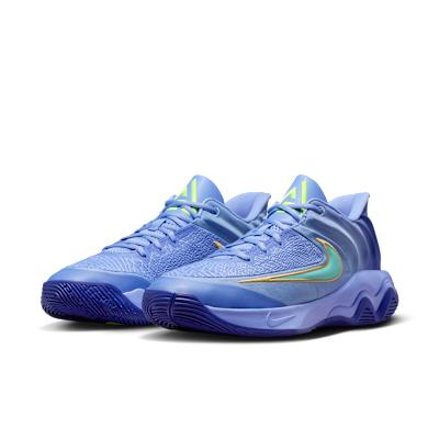 Nike Giannis Immortality 4 Опорная рукоятка Баскетбольные кроссовки Мужские Синие