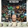 Onepunch Man Wall Tapestry Aesthetic Wall Hanging Printed Fabric Blanket Decorative Tapestries For Bedroom Living Room Home Decor