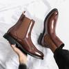 British Style Men Chelsea Boots Fashion Comfortable Ankle Boots For Men Shoes