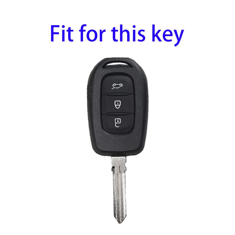 3 Buttons TPU Remote Car Key Cover Case Shell Fob For Renault Kwid Trafic Symbol For Dacia Sandero Logan Duster 2016 2017 2018 Accessories