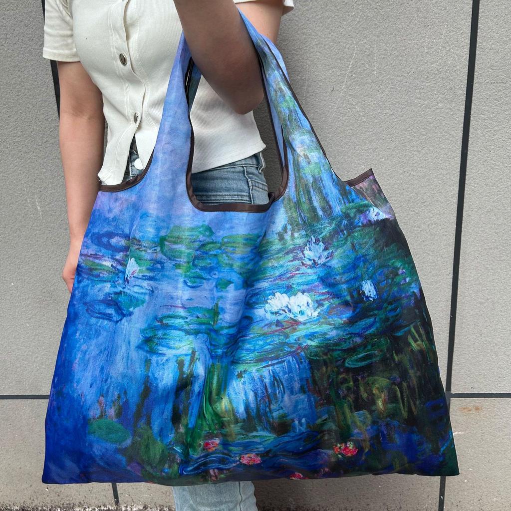 Eco-Friendly Foldable Large Capacity Shoulder Shopping Bag for Women