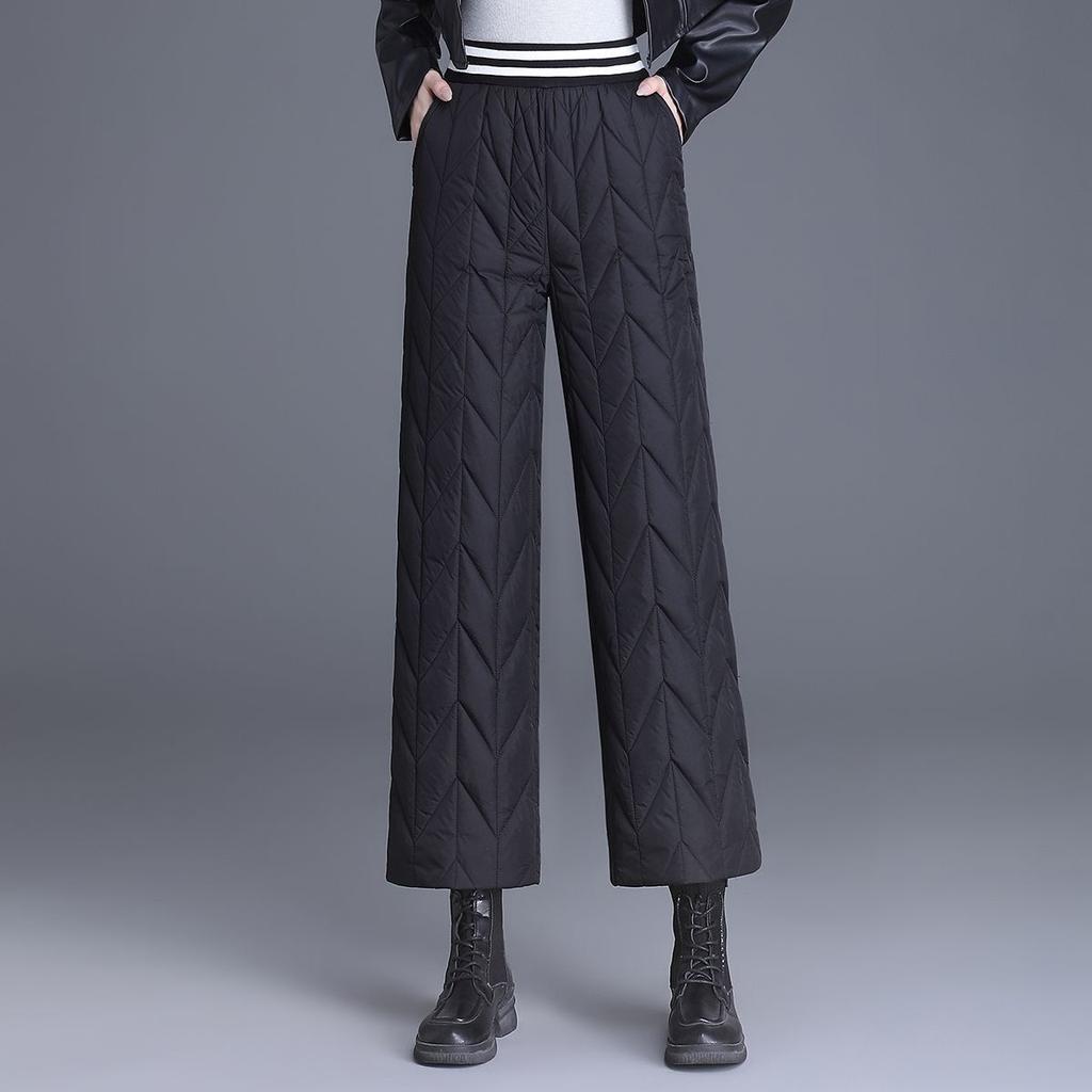 Fashionable and Cozy Wide-Legged Pants for Women, Perfect for Winter