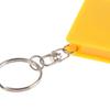 1M Portable Mini Multifunctional Keychain Square Steel Tape Measure With Gradienter