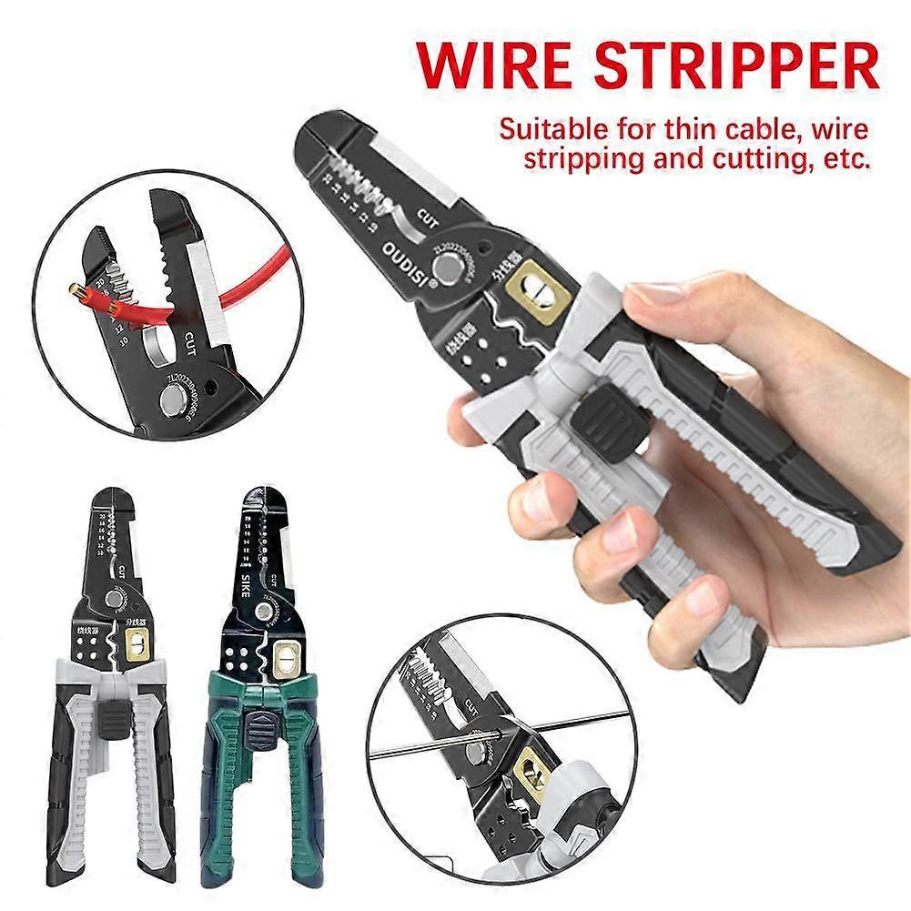 Heavy Duty Electric Cable Wire Cutter Electrician Plier Stripper